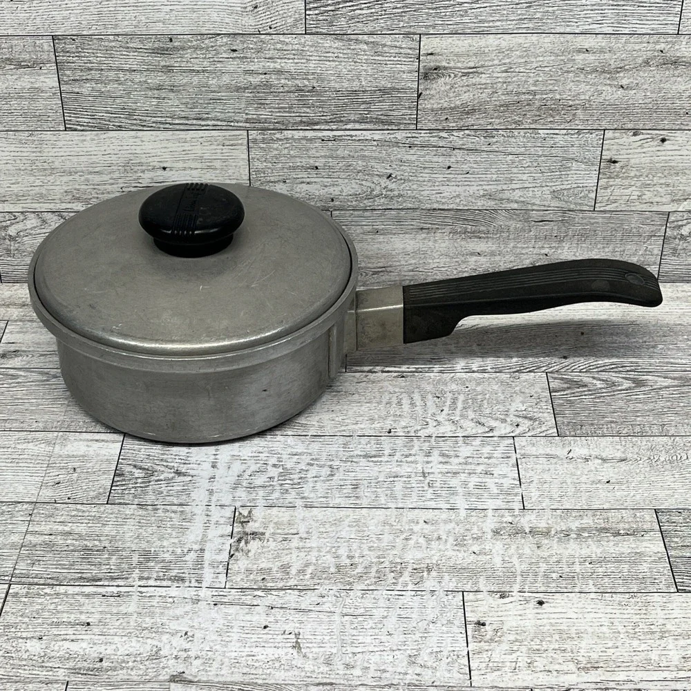 Vintage Kitchen Craft Cast Aluminum 1 Qt Saucepan With Lid‎ Model 2271